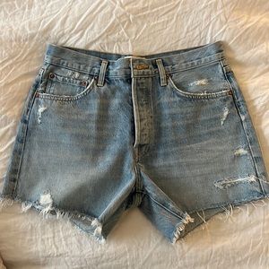 Agolde parker long shorts size 28